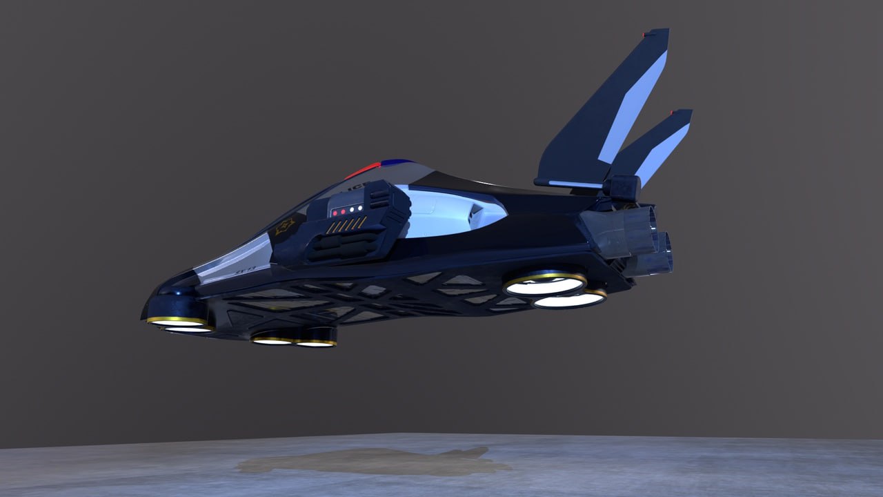 Sci Fi Police Vehicle📱 - изображение 3